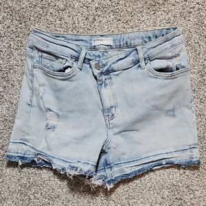 Bayeas Light Wash Denim Shorts